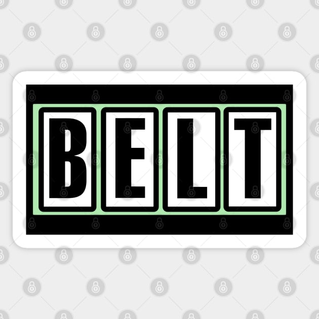 BELT SHIRT PRO WRESTLING MEME Sticker by jennesis